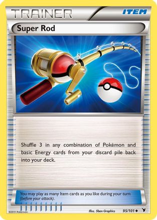 Super Rod (95) Reverse Holofoil - Noble Victories