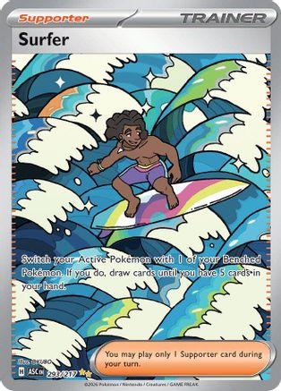 Surfer (Alternate Full Art) (293) Holofoil - Ascended Heroes