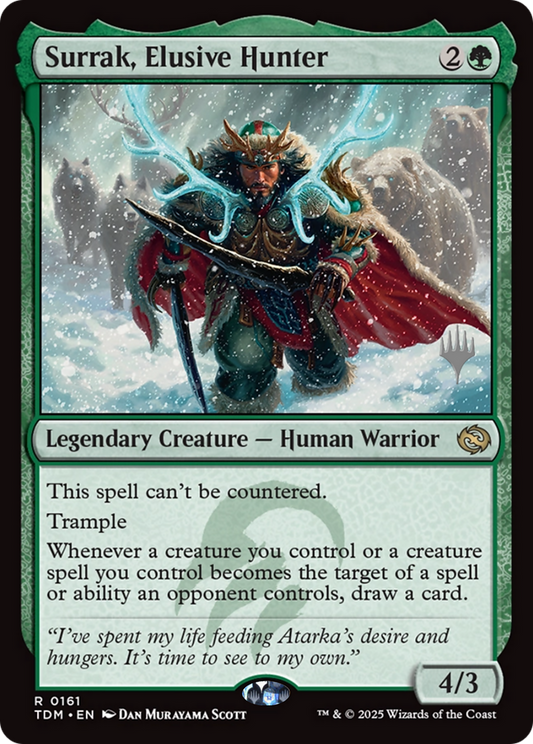 Surrak, Elusive Hunter (Promo Pack) (161) - Tarkir: Dragonstorm