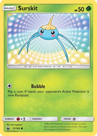 Surskit (15) Reverse Holofoil - Celestial Storm