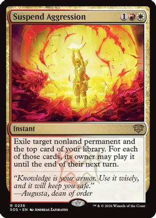 Suspend Aggression (236) Foil - Secrets of Strixhaven