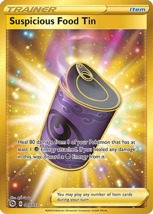 Suspicious Food Tin (Gold) (80) Holofoil - Champions Path