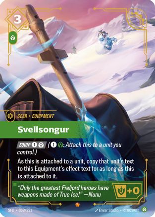 Svellsongur (059) Foil - Spiritforged