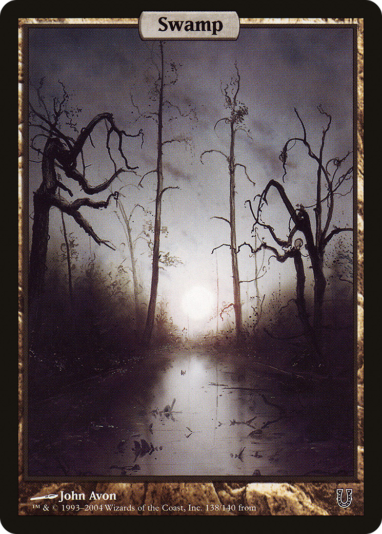 Swamp (138) Foil - Unhinged