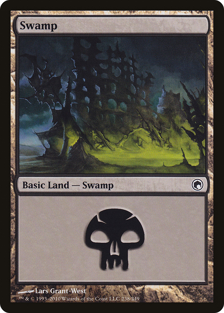 Swamp (238) Foil - Scars of Mirrodin