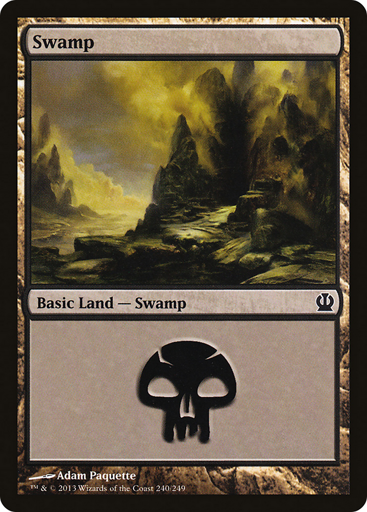 Swamp (240) Foil - Theros