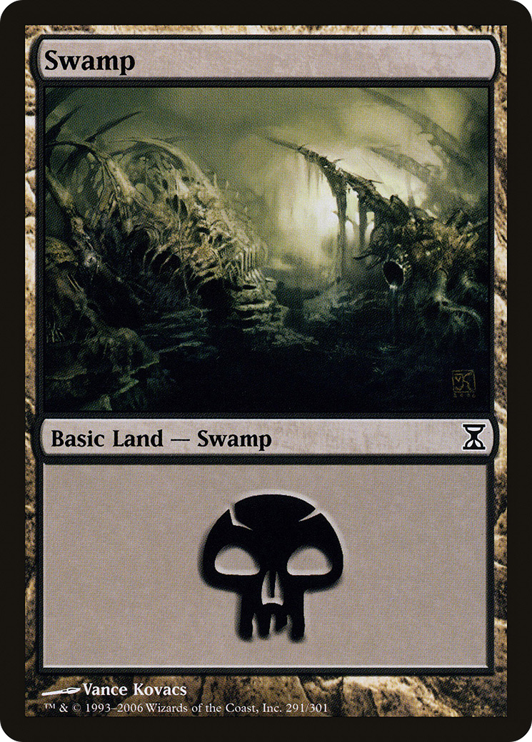 Swamp (291) Foil - Time Spiral