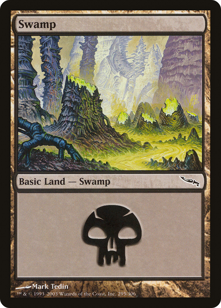 Swamp (295) Foil - Mirrodin