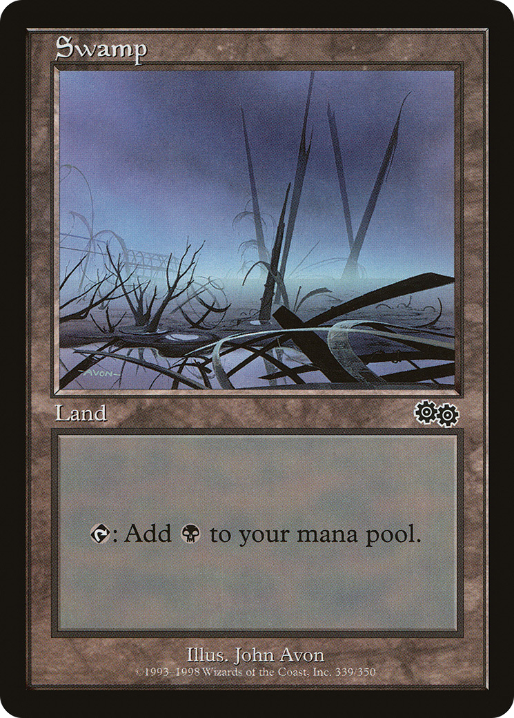 Swamp (339) - Urza's Saga