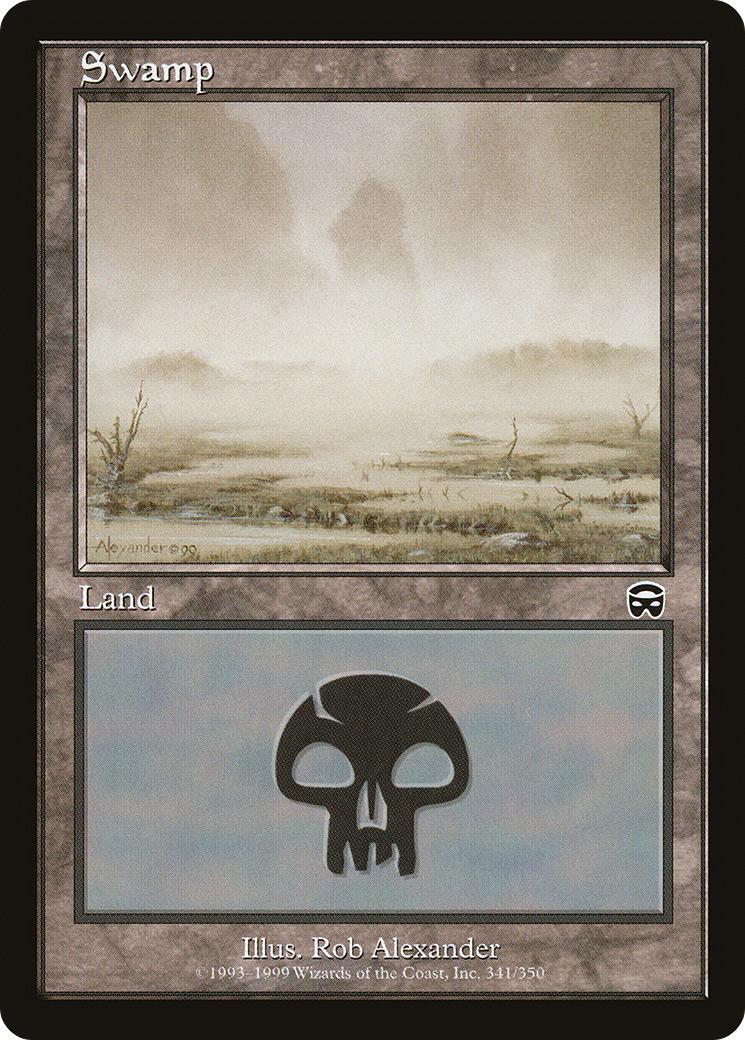 Swamp (341) Foil - Mercadian Masques
