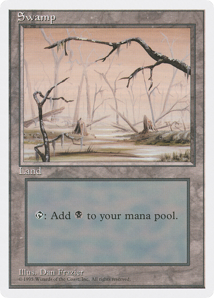Swamp (b) - Fourth Edition