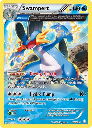 Swampert (Alpha) (36) Holofoil - Primal Clash