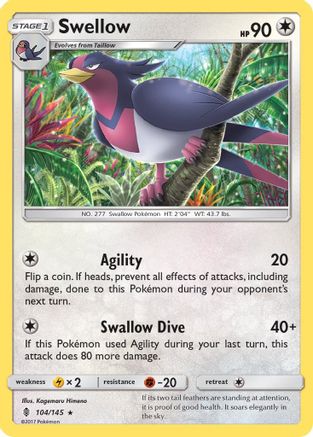 Swellow (104) - Guardians Rising