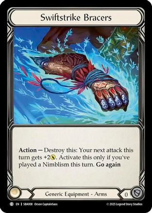 Swiftstrike Bracers (SBA008) - Silver Age