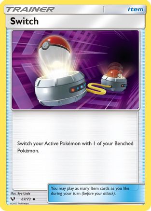 Switch (67) Reverse Holofoil - Shining Legends