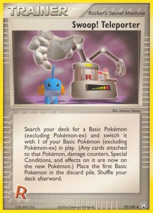 Swoop! Teleporter (92) Reverse Holofoil - Team Rocket Returns