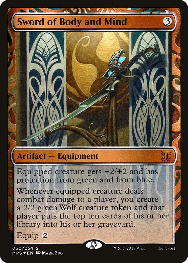 Sword of Body and Mind (050) Foil - Kaladesh Inventions