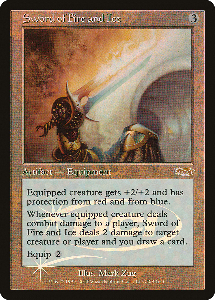 Sword of Fire and Ice (Retro) (002) Foil - Judge Gift Cards 2011