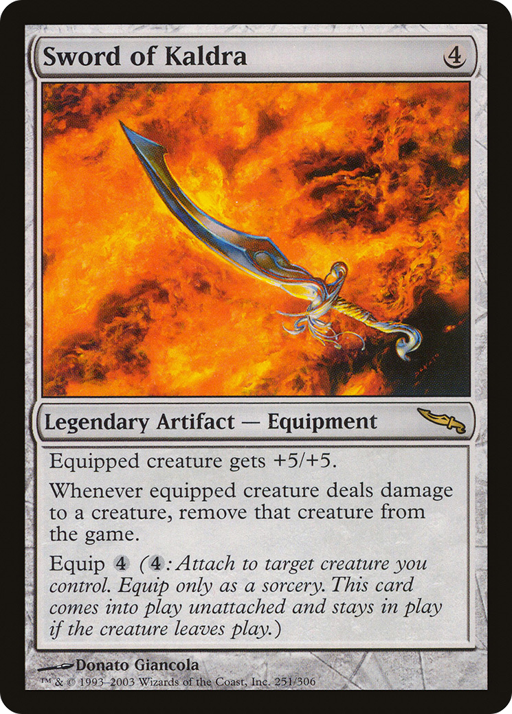 Sword of Kaldra (251) Foil - Mirrodin