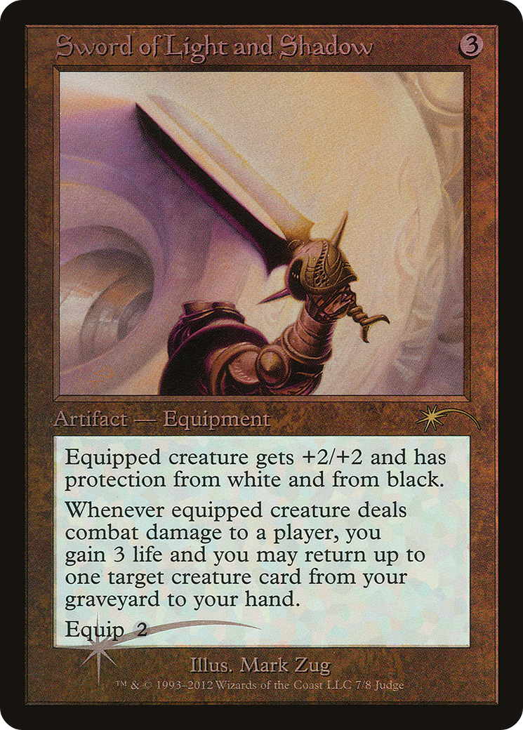 Sword of Light and Shadow (Retro) (007) Foil - Judge Gift Cards 2012