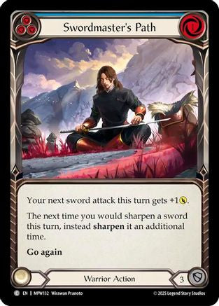 Swordmaster's Path (Blue) (MPW132) Rainbow Foil - Mastery Pack Warrior