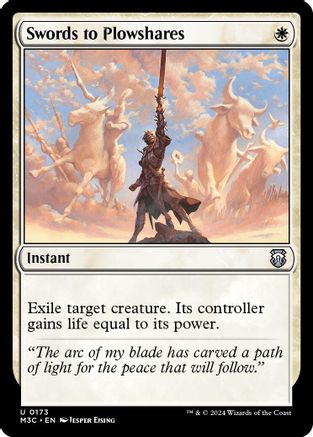 Swords to Plowshares (173) Ripple Foil - Commander: Modern Horizons 3