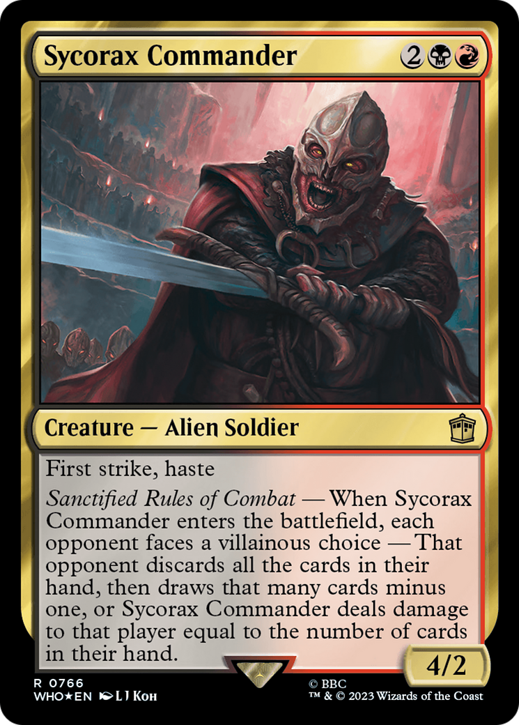 Sycorax Commander (766) Surge Foil - Doctor Who