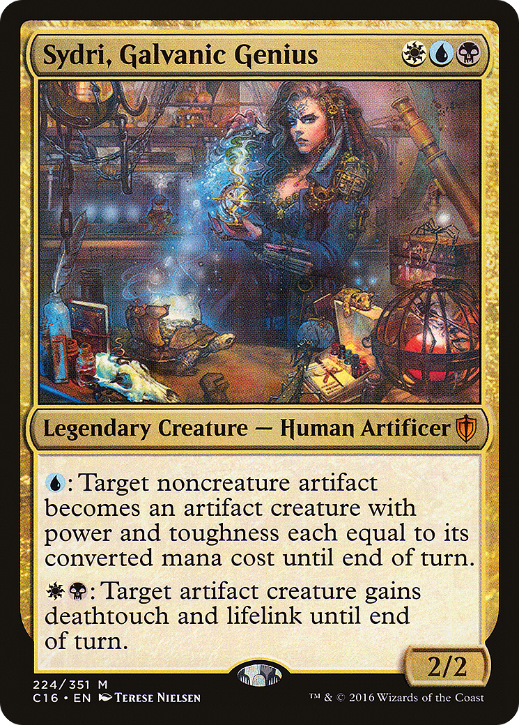 Sydri, Galvanic Genius (224) - Commander 2016