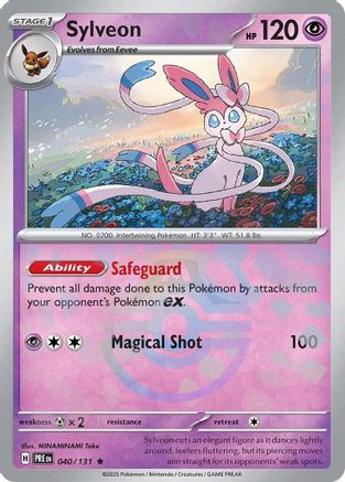 Sylveon (Master Ball Pattern) (40) Reverse Holofoil - Prismatic Evolutions