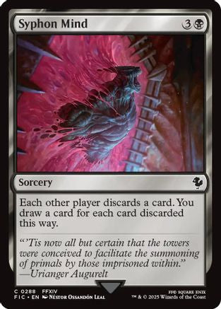 Syphon Mind (288) Surge Foil - Commander: FINAL FANTASY