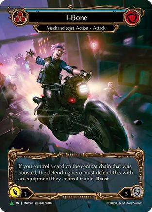 T-Bone (Blue) (Marvel) (TNP048) Cold Foil - Flesh and Blood: Promo Cards