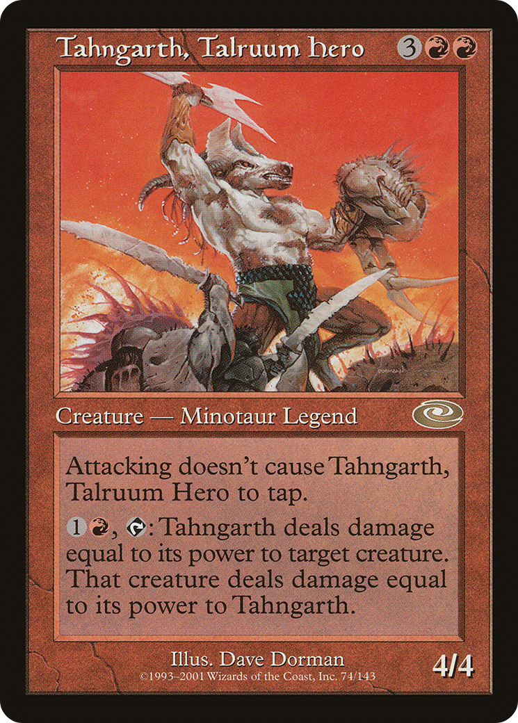 Tahngarth, Talruum Hero (074) Foil - Planeshift