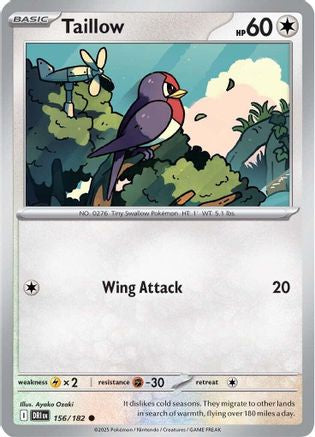 Taillow (156) Reverse Holofoil - Destined Rivals