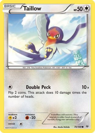 Taillow (70) Reverse Holofoil - Roaring Skies