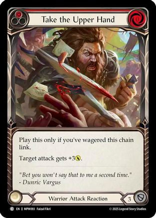 Take the Upper Hand (Red) (MPW093) - Mastery Pack Warrior