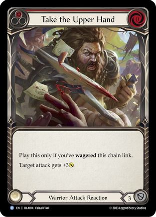 Take the Upper Hand (Red) (OLA014) - Blitz Deck: Heavy Hitters - Olympia