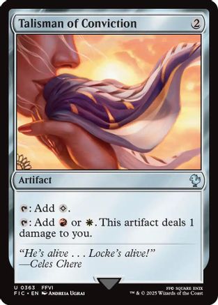 Talisman of Conviction (363) Surge Foil - Commander: FINAL FANTASY