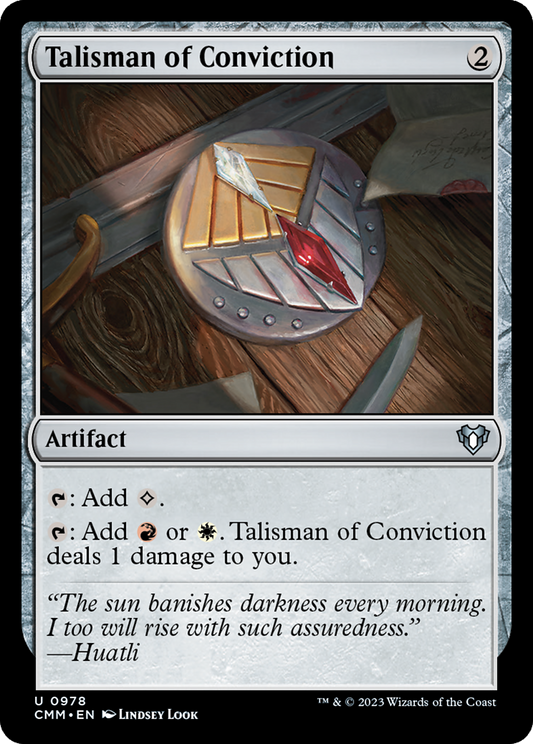 Talisman of Conviction (978) - Commander Masters