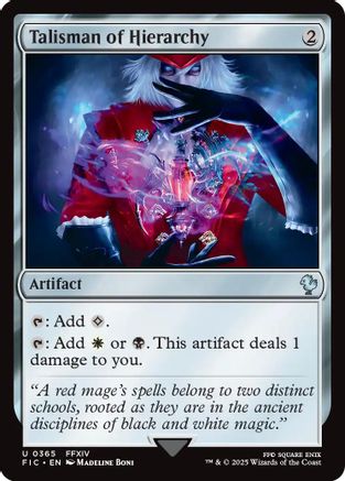 Talisman of Hierarchy (365) Surge Foil - Commander: FINAL FANTASY