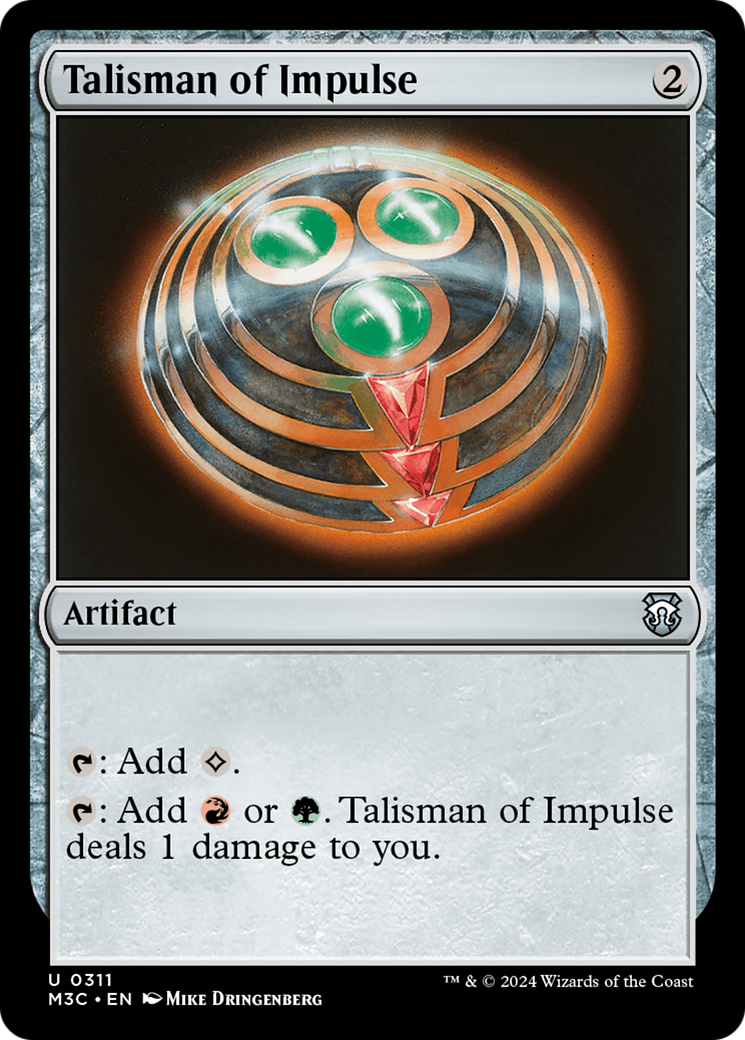 Talisman of Impulse (311) - Commander: Modern Horizons 3