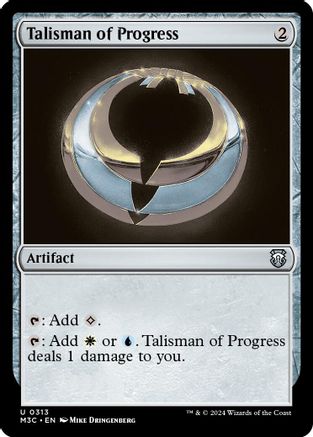Talisman of Progress (313) Ripple Foil - Commander: Modern Horizons 3