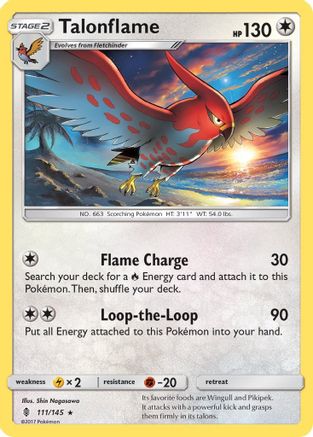 Talonflame (111) Reverse Holofoil - Guardians Rising