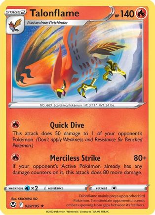 Talonflame (29) - Silver Tempest
