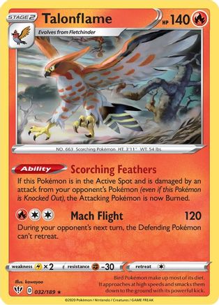 Talonflame (32) - Darkness Ablaze