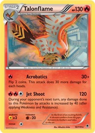 Talonflame (Deck Exclusives) (10) Holofoil - Phantom Forces
