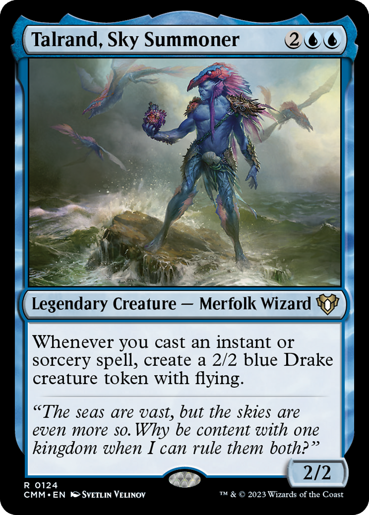 Talrand, Sky Summoner (124) - Commander Masters