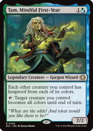 Tam, Mindful First-Year (Promo Pack) (245) Foil - Lorwyn Eclipsed