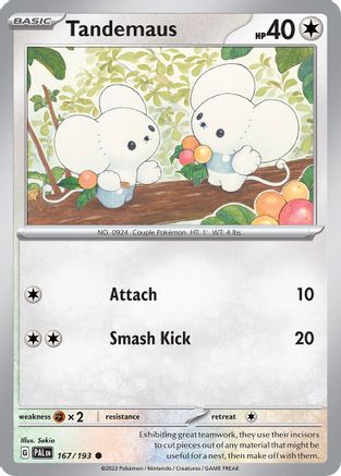 Tandemaus (Cosmos Holo) (167) Holofoil - Miscellaneous Cards & Products