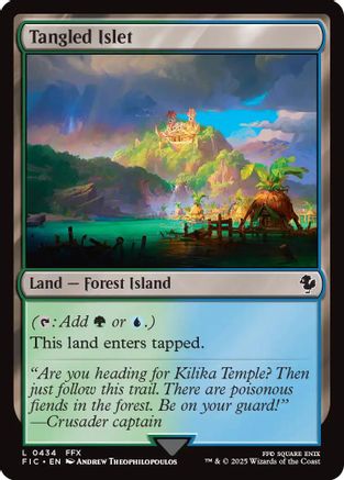 Tangled Islet (434) Surge Foil - Commander: FINAL FANTASY