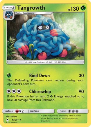Tangrowth (17) Reverse Holofoil - Unbroken Bonds